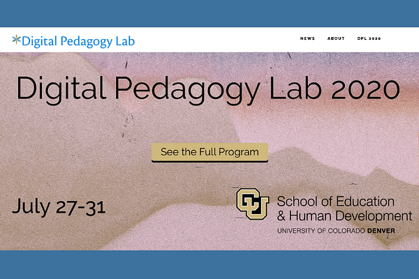 Digital Pedagogy Lab 2020