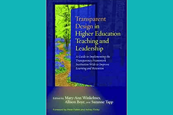 Transparent Design in Higher Education Leadership by Mary-Ann Winkelmes