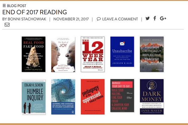 End of 2017 Reading_ Informal Book Club – Survey