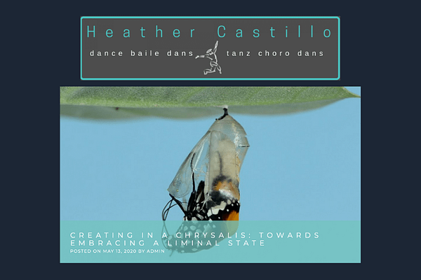 Creating in a Chrysalis, by Heather Castillo