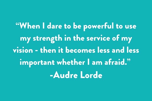 Audre Lorde quote
