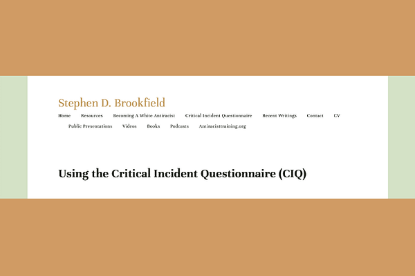 Critical incident questionnaire