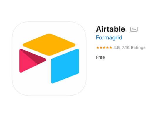 Cloud database software: Airtable*