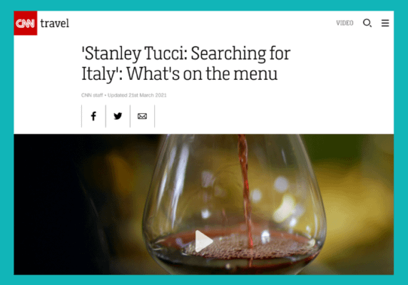 'Stanley Tucci: Searching for Italy': What's on the menu
