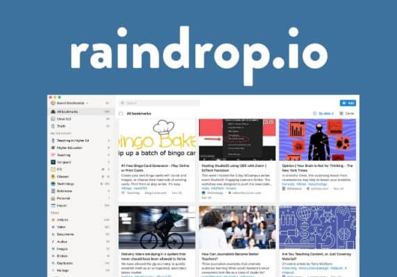Raindrop.io screenshot
