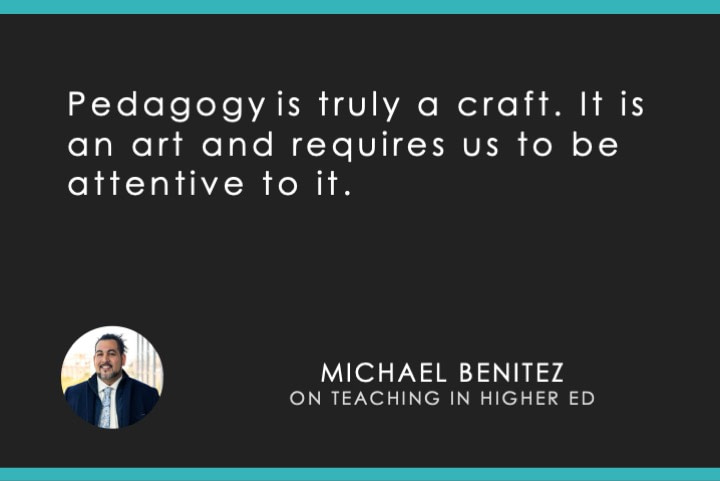 pedagogy is truly a craft. it is an art and requires us to be attentive to it.