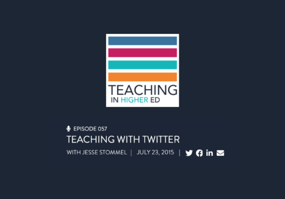 TIHE Episode 57: Teaching with Twitter