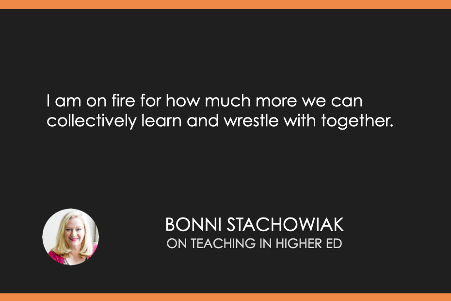 I am on fire for how much more we can collectively learn and wrestle with together. 