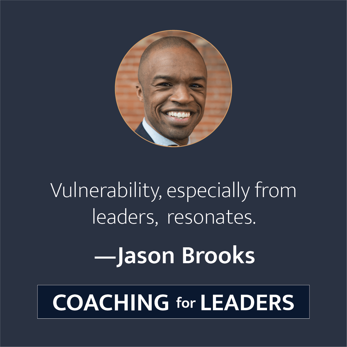 Vulnerability, especially in leaders, resonates.