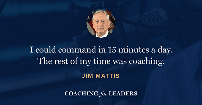 I could command in 15 minutes a day. The rest of my time was coaching.