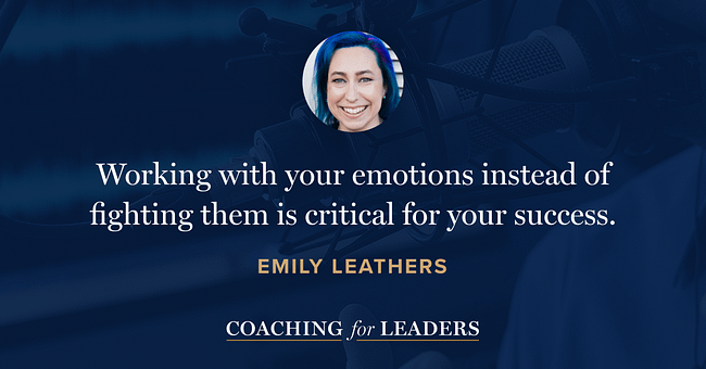 Working with your emotions instead of fighting them is critical for your success.