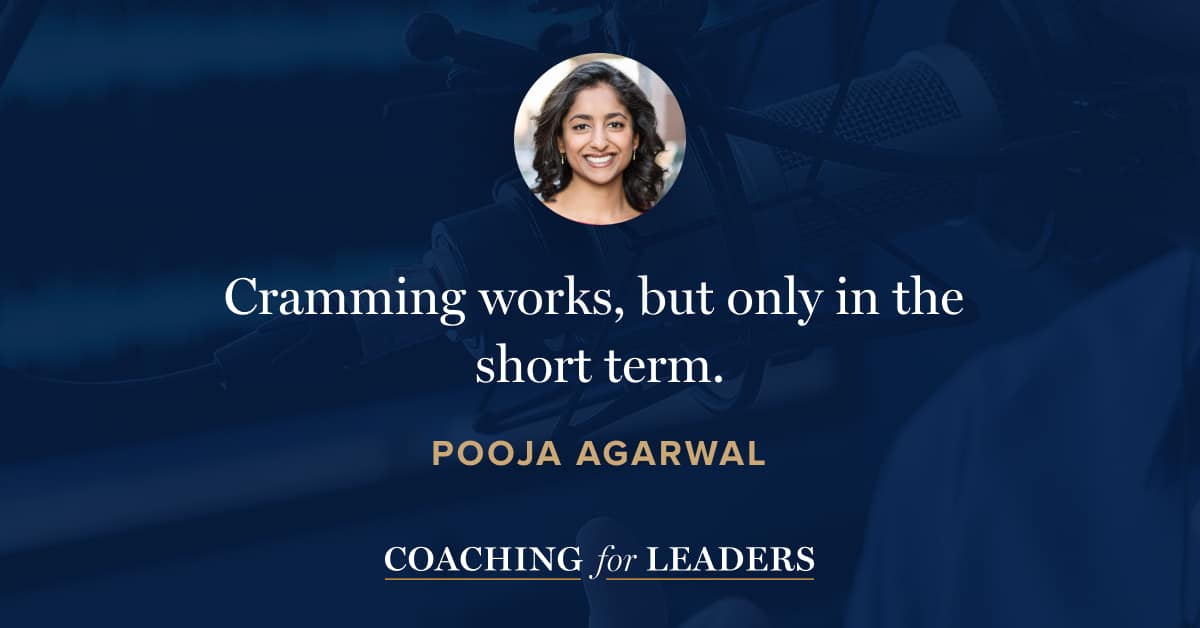 Cramming works, but only in the short term.