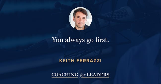 You always go first.