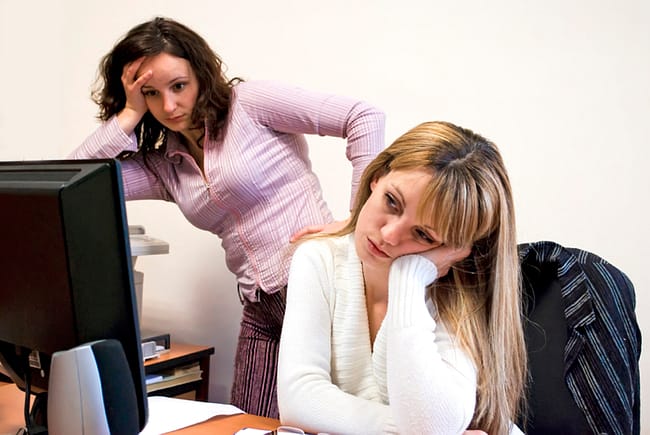 Bored by someone not being concise