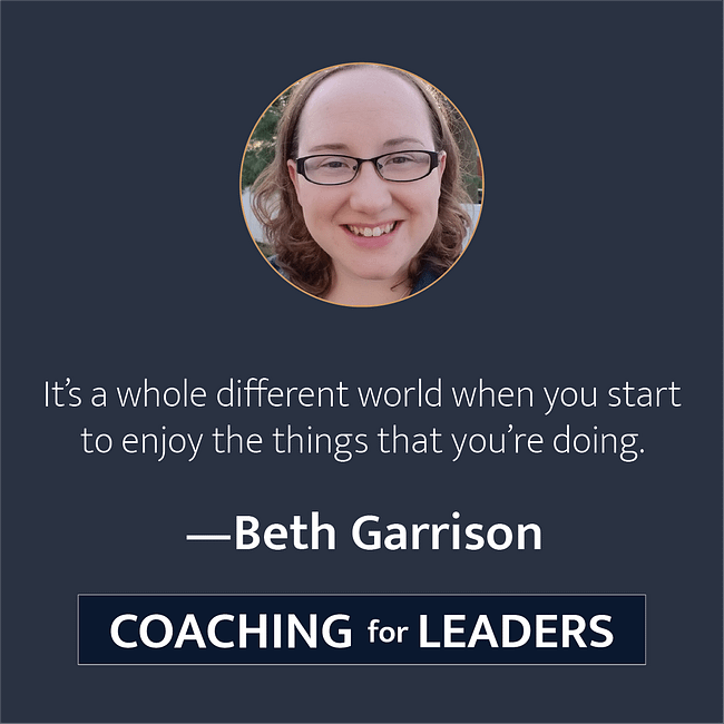 It's a whole different world when you start to enjoy the things that you're doing.