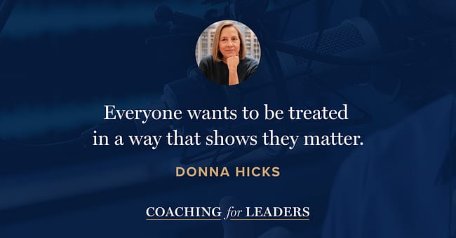 Everyone wants to be treated in a way that shows they matter.