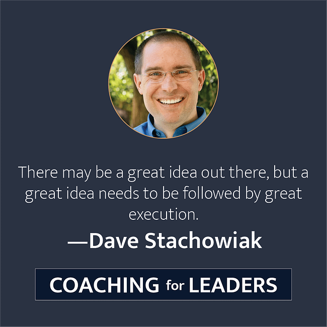There may be a great idea out there, but a great idea needs to be followed by great execution.