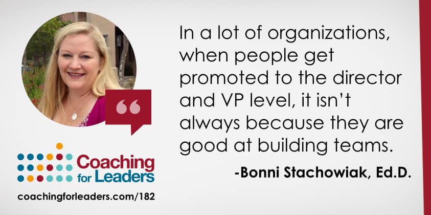 In a lot of organizations, when people get promoted to the director and VP level, it isn’t always because they are good at building teams.