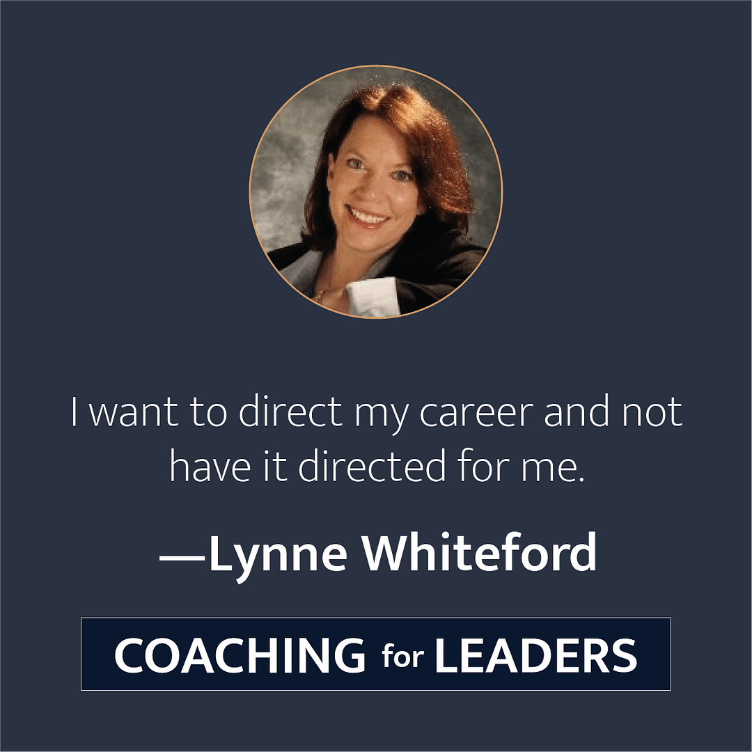 I want to direct my career and not have it directed for me.