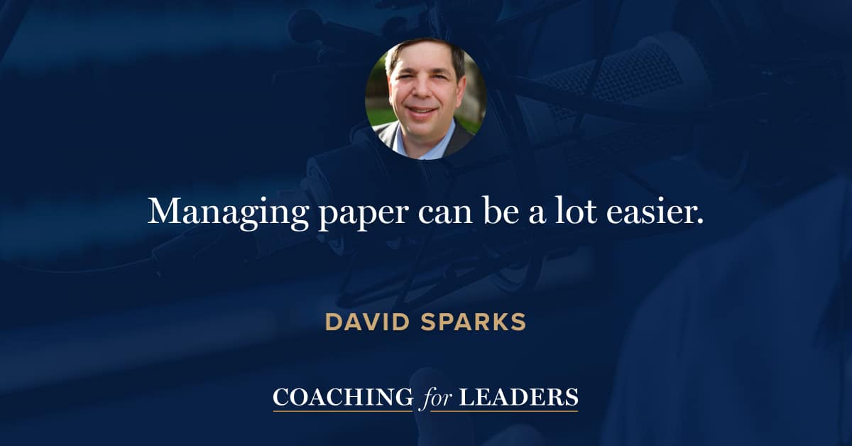 Managing paper can be a lot easier.