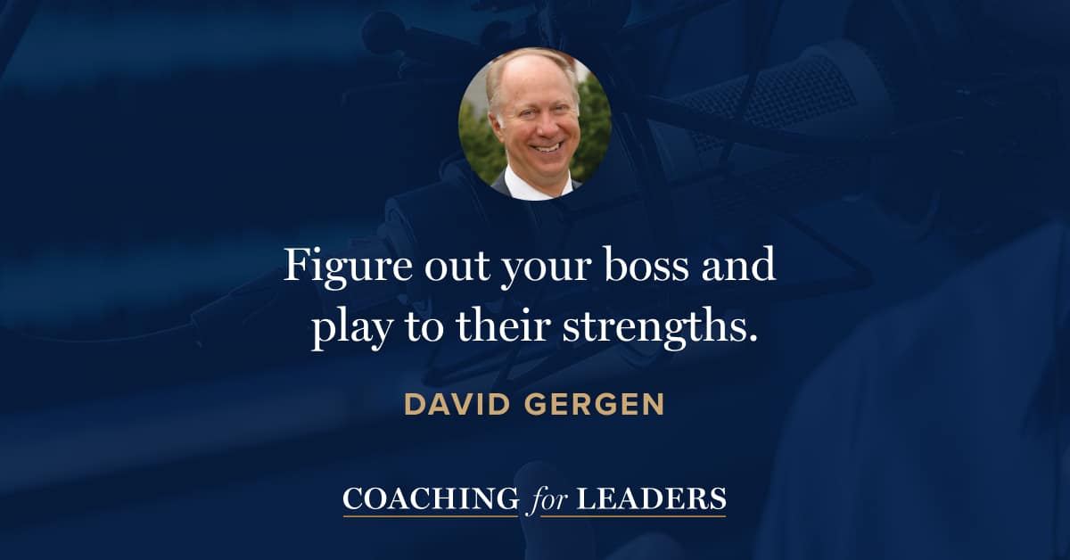 Figure out your boss and play to their strengths.