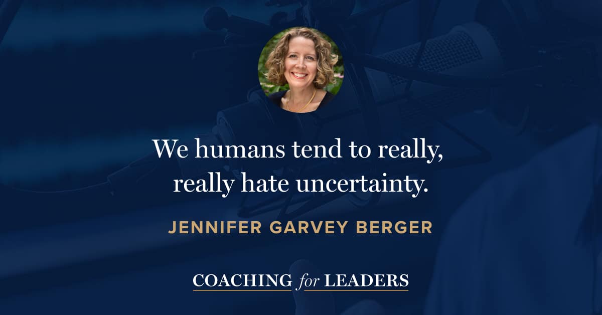 We humans tend to really, really hate uncertainty.