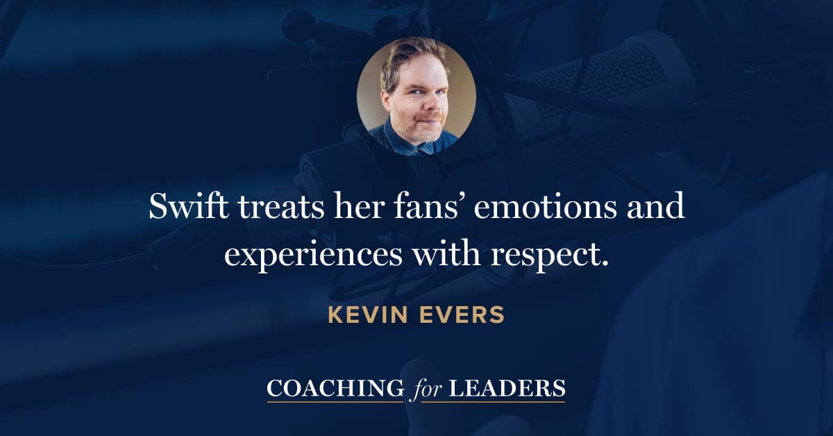 Swift treats her fans’ emotions and experiences with respect.