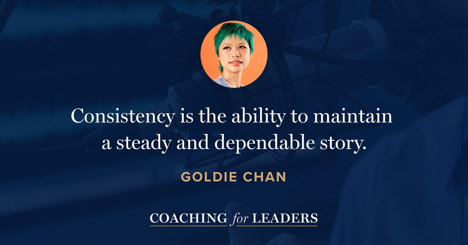 Consistency is the ability to maintain a steady and dependable story.