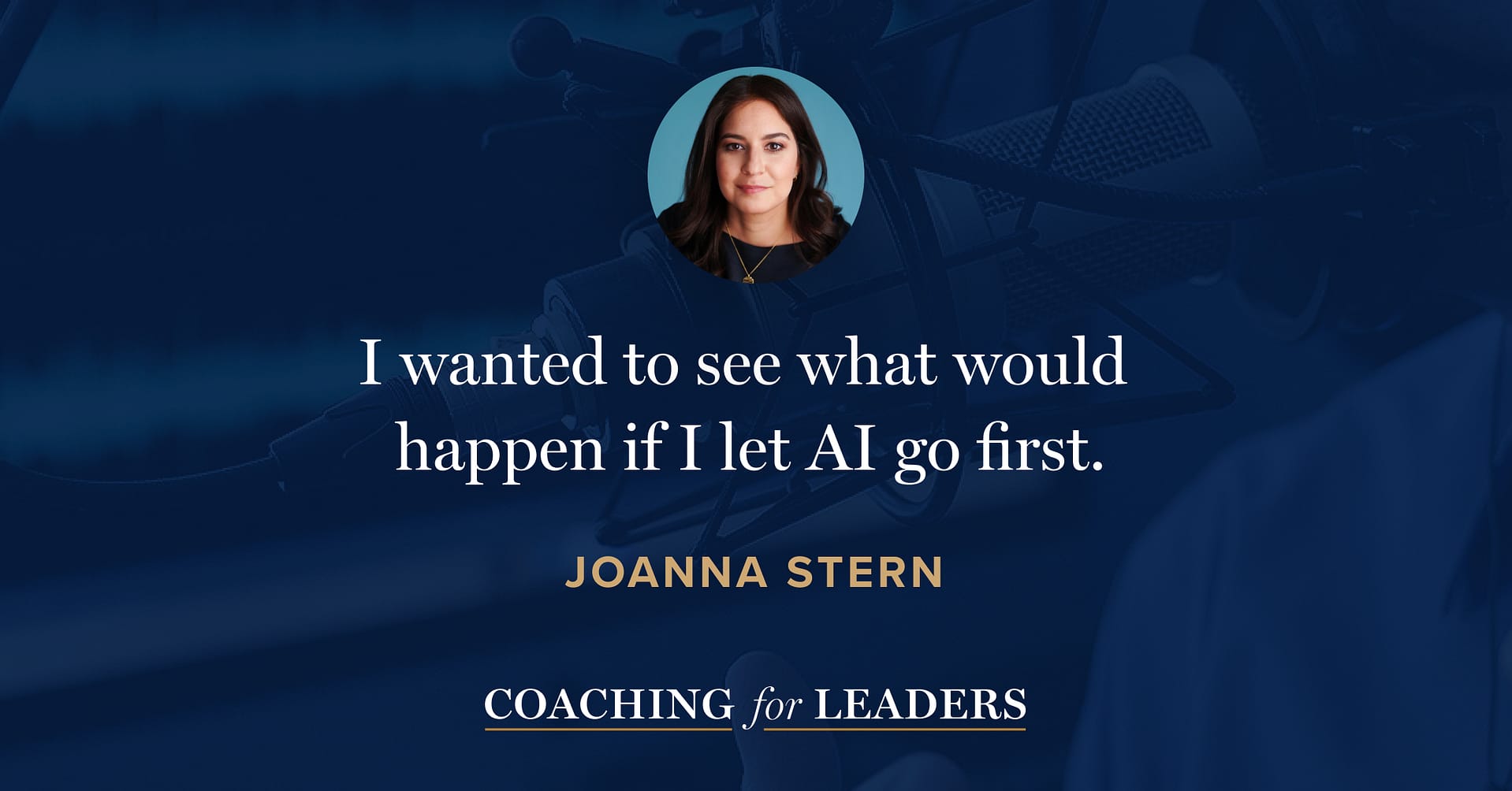 I wanted to see what would happen if I let AI go first.