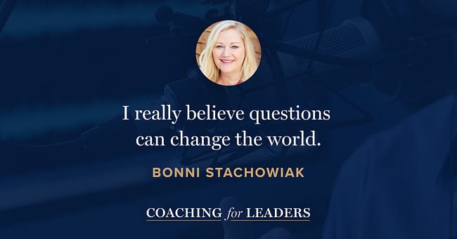 I really believe questions can change the world.