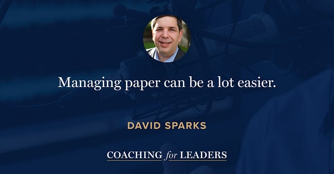 Managing paper can be a lot easier.