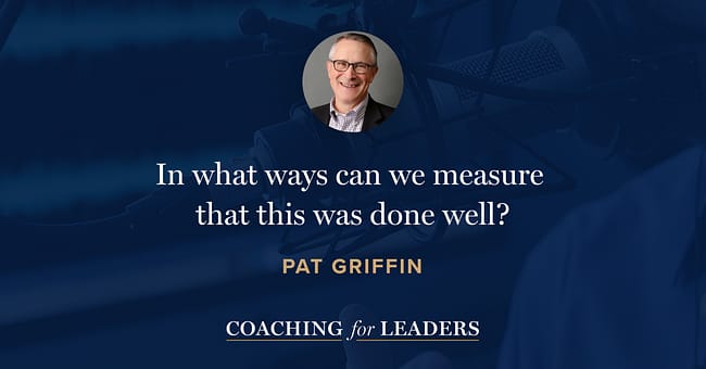 In what ways can we measure that this was done well?