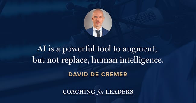 AI is a powerful tool to augment, but not replace, human intelligence.