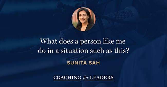 What does a person like me do in a situation such as this?