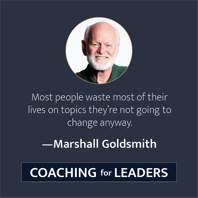 Most people waste most of their lives on topics they're not going to change anyway.