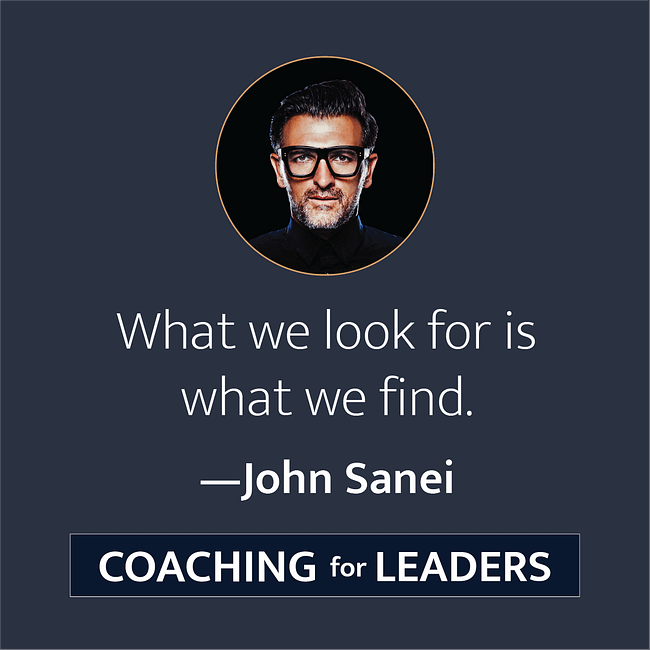 What we look for is what we find.