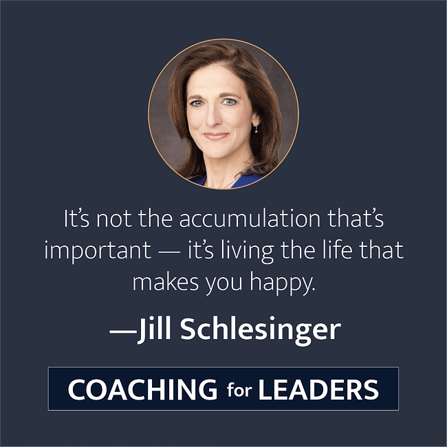 It's not the accumulation that's important -- it's living the life that makes you happy.