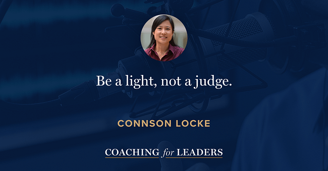 Be a light, not a judge.