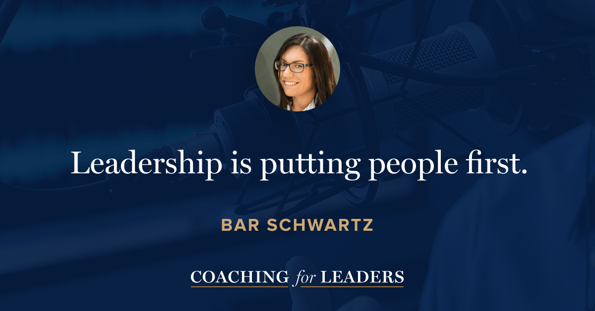 Leadership is putting people first.