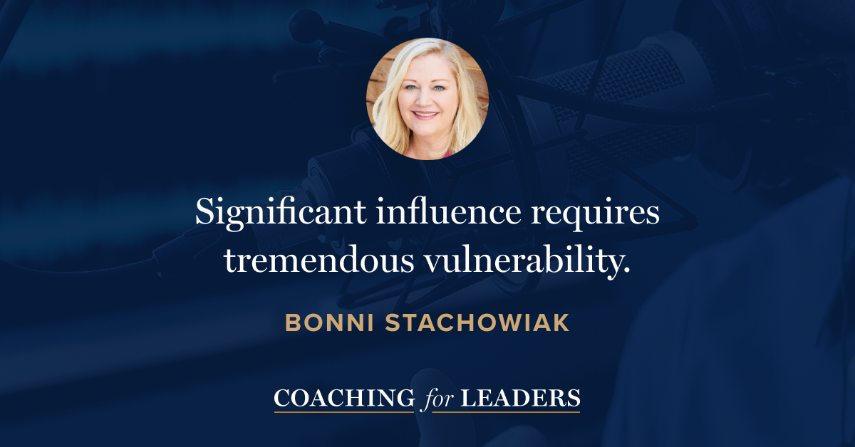 Significant influence requires tremendous vulnerability.