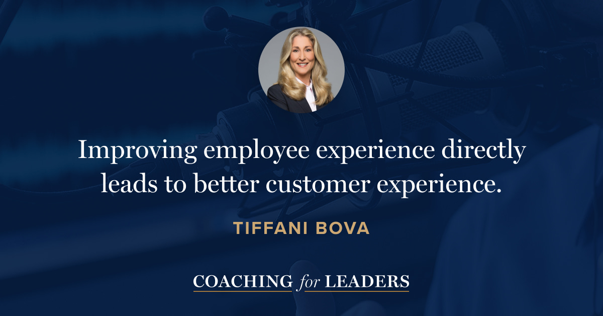 Improving employee experience directly leads to better customer experience.