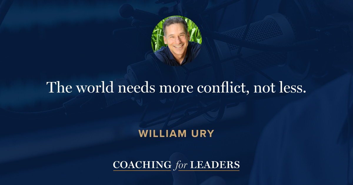 The world needs more conflict, not less.