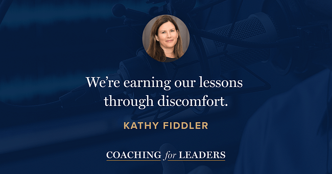 We’re earning our lessons through discomfort.