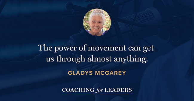 The power of movement can get us through almost anything.