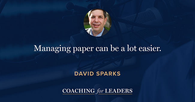 Managing paper can be a lot easier.
