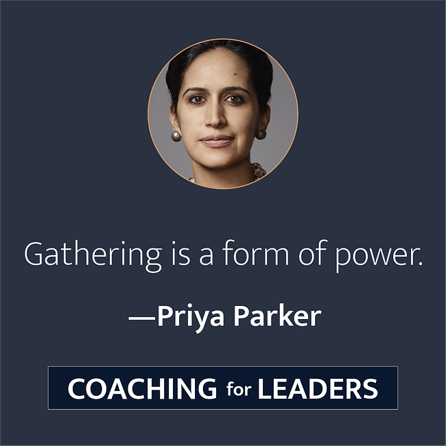Gathering is a form of power.