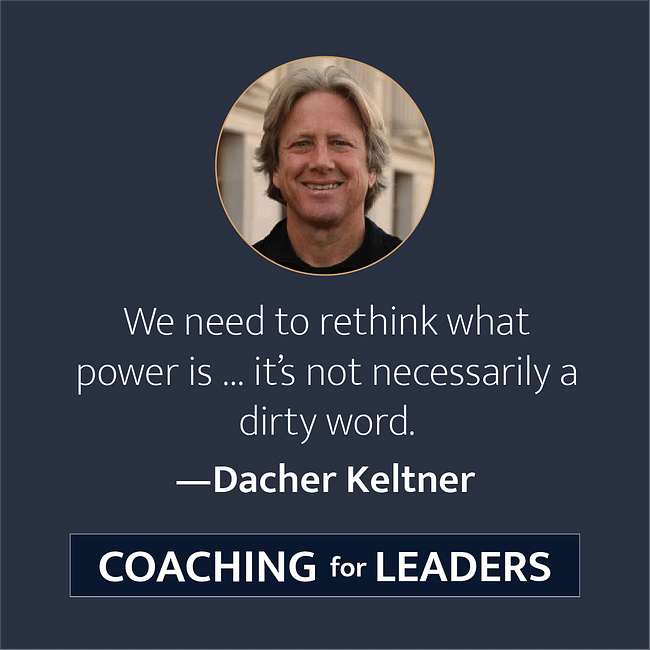 We need to rethink what power is...it's not necessarily a dirty word.