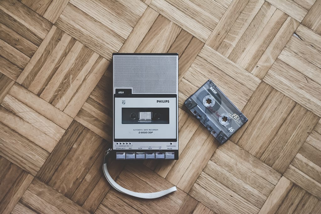 Cassette Tape Photo by Simone Acquaroli on Unsplash