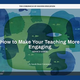 How to Make Your Teaching More Engaging