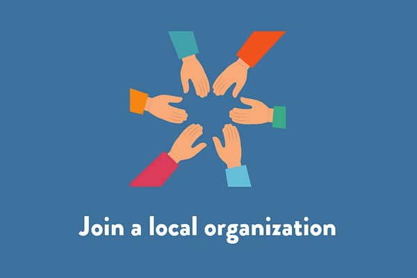 Join a local organization
